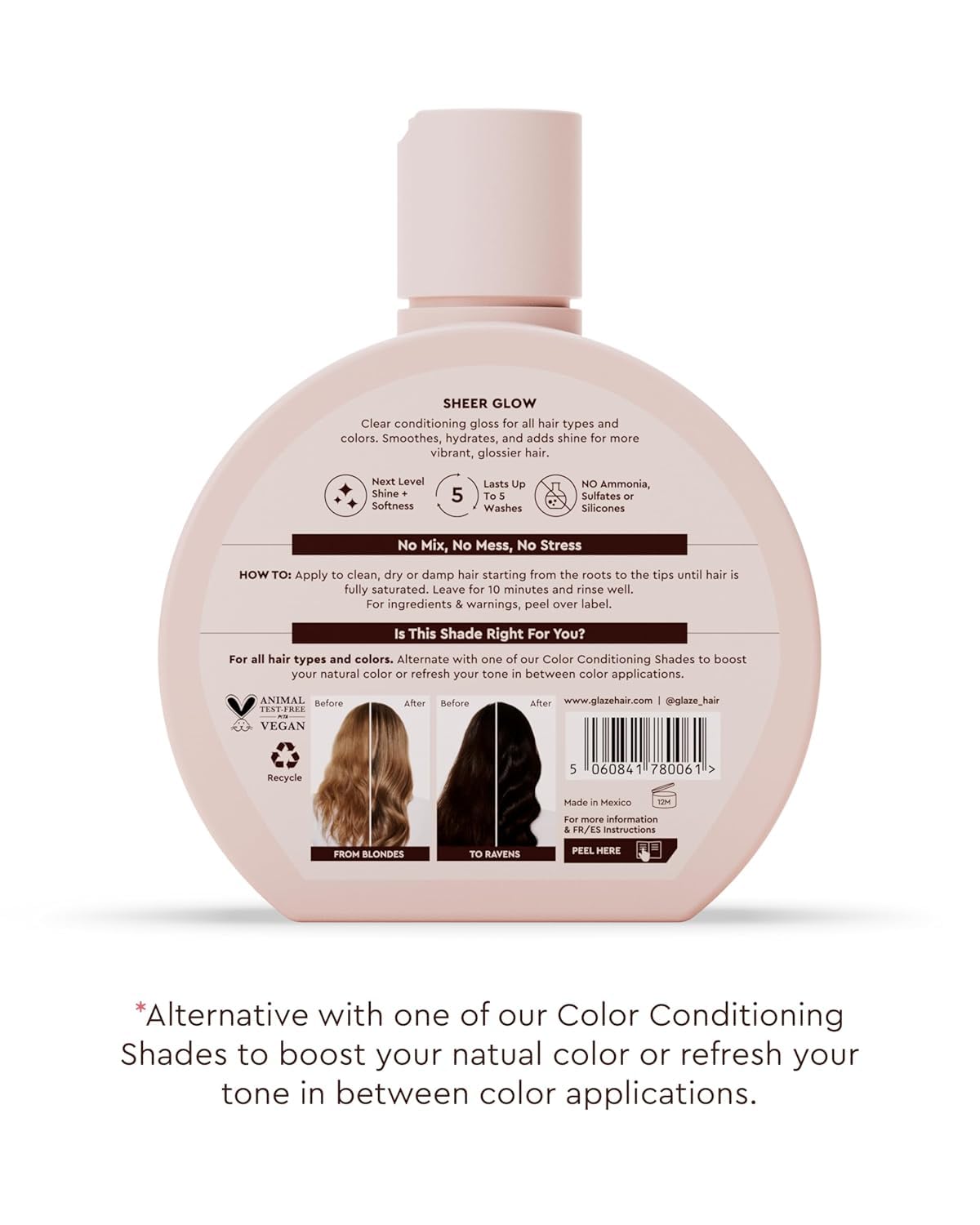 Supergloss Clear Hair Gloss Mini - Lightweight Shine & Damage Repair | Travel Size 1.7 oz
