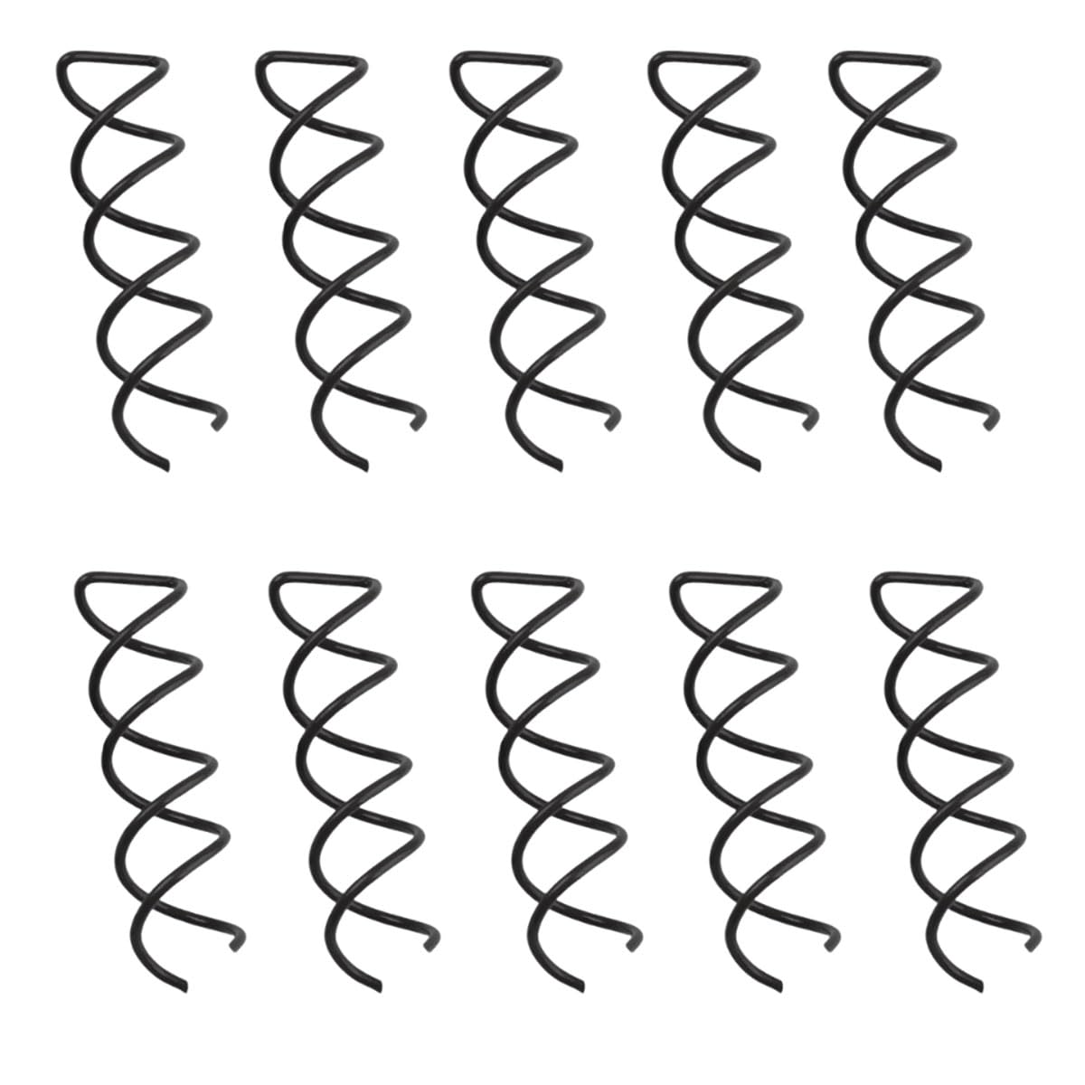 10PCS Spin Pins for Hair, Spiral Bobby Pins for Thick Hair, Metal Hair Twisters, Non-Scratch Hairpins for Women