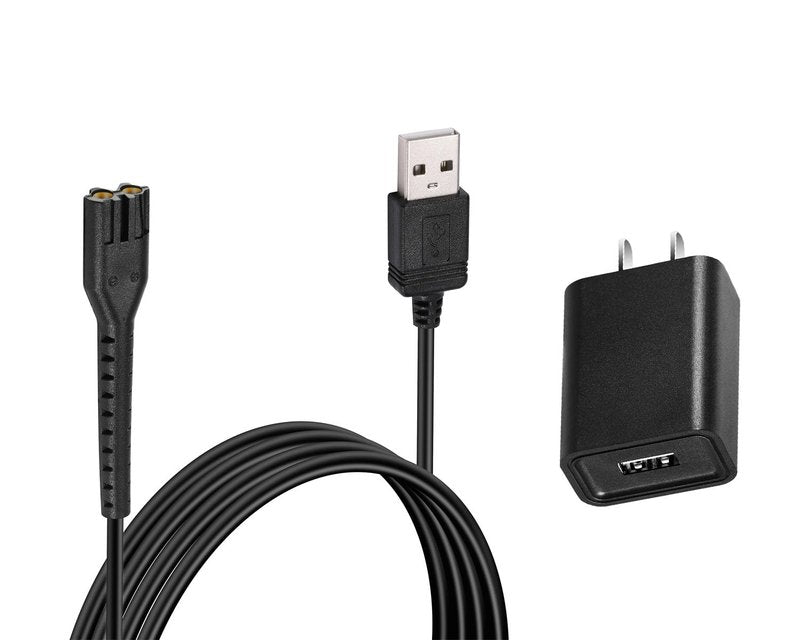 Replacement Wahl 8164 Charger Charging Cord Compatible with Wahl 5 Star Series Cordless Magic Clipper Model 8148/8148-700/8164/ 8481/8591/ 8509/8504-400/8504-830/8504 Charger Power Cord