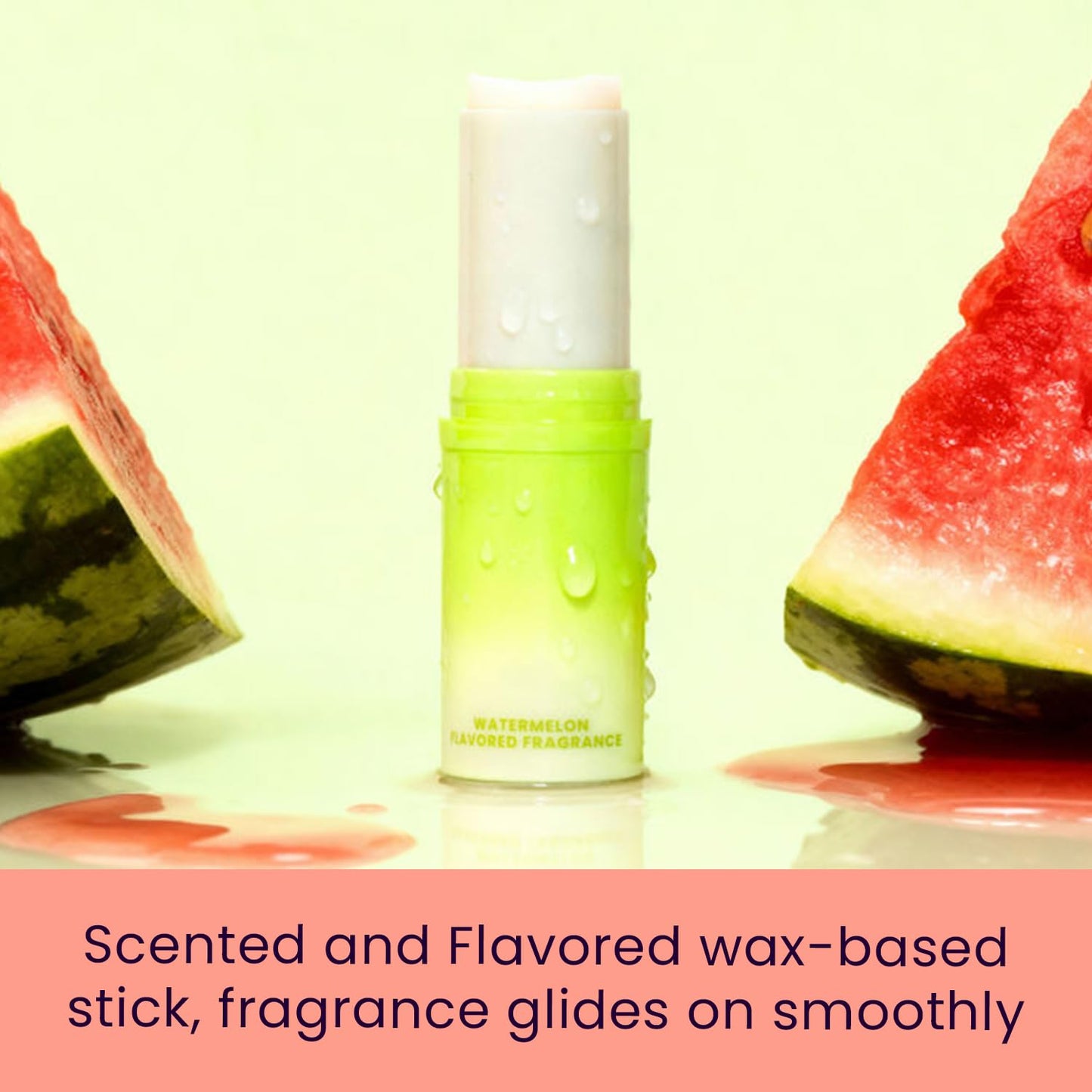 SweetSpot Flavored Solid Perfume Stick, Portable Travel Perfumes for Women, Long Lasting Fragrances, Non Sticky Formula, Natural Ingredients, Fragrance Stick (Watermelon)