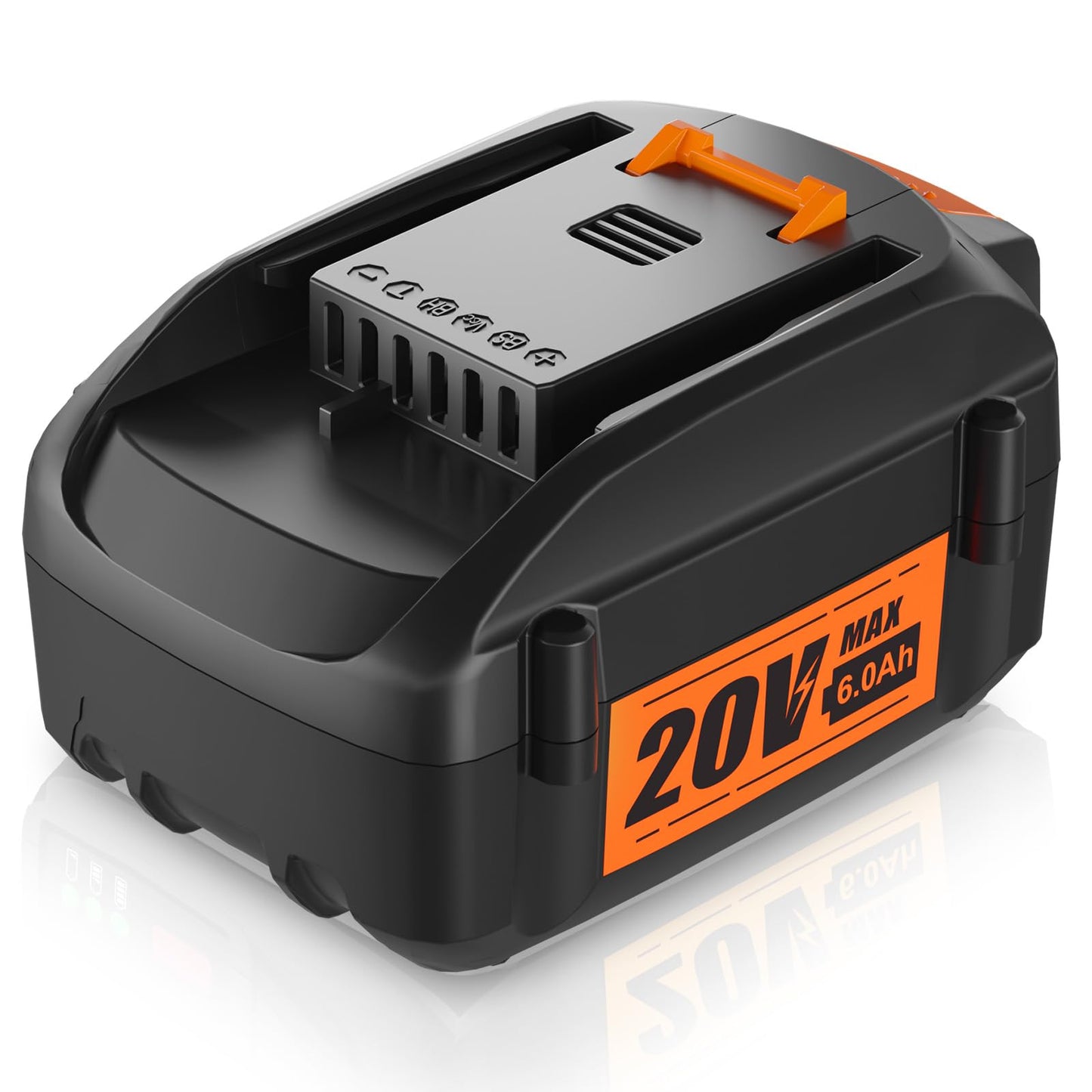 CaliHutt 【Upgrade】 6.0Ah 20V Replace Battery for Worx 20V Battery Compatible with Worx 20 Volt Lithium WA3520 WA3525 WG151s WG155s WG251s WG255s WG540s WG545s WG890 WG891 Cordless Power Tools Battery