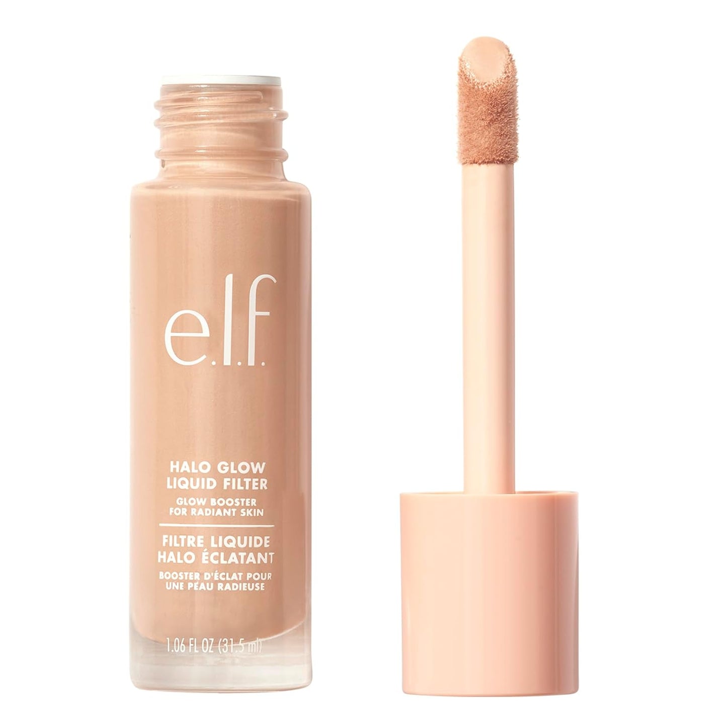 e.l.f. Halo Glow Liquid Filter - Complexion Booster with Hyaluronic Acid for Soft-Focus Glow | 00 Fair Shade