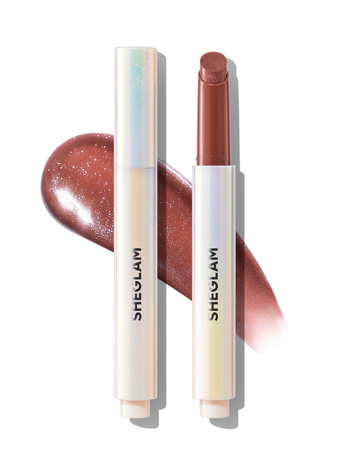 SHEGLAM Pout-Perfect Lip Gloss | Moisturizing Shimmer Lip Plumper - Sugar Crystal