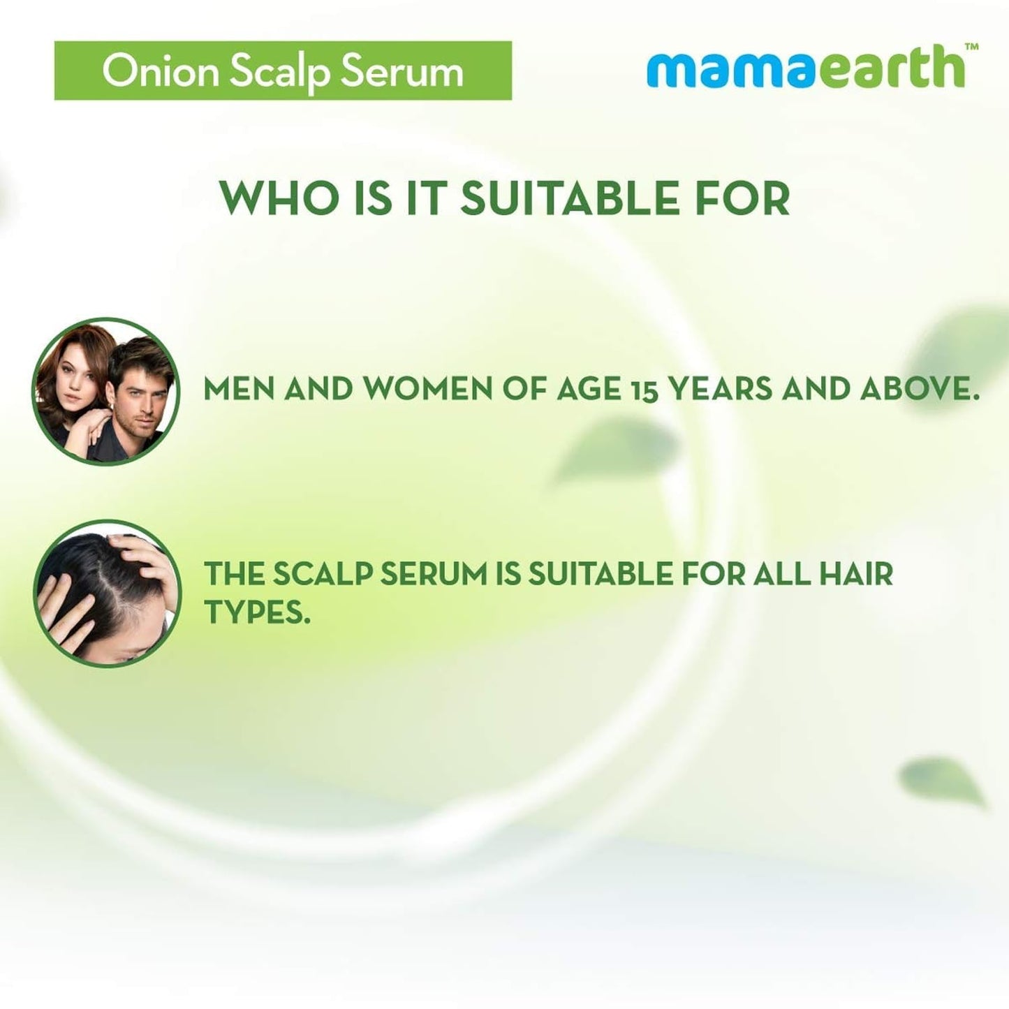 Mamaearth Onion Scalp Serum with Niacinamide | Hydrating Formula to Enhance Hair Growth & Thickness | Hair Fall & Breakage Control Solution | 1.69 Fl Oz (50ml)