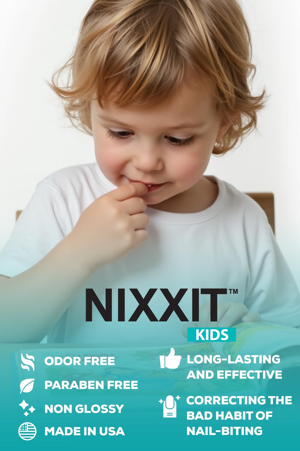 Nail Biting Prevention for Kids - Effective Thumb Sucking Deterrent | Safe Bitter Taste Nail Polish Pen for Ages 3+