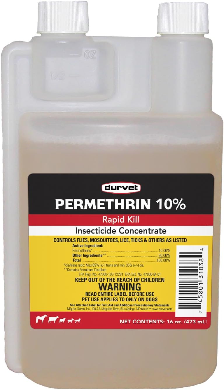 Permethrin EC 10% Insecticide Solution - Effective Pest Control | 32 Oz