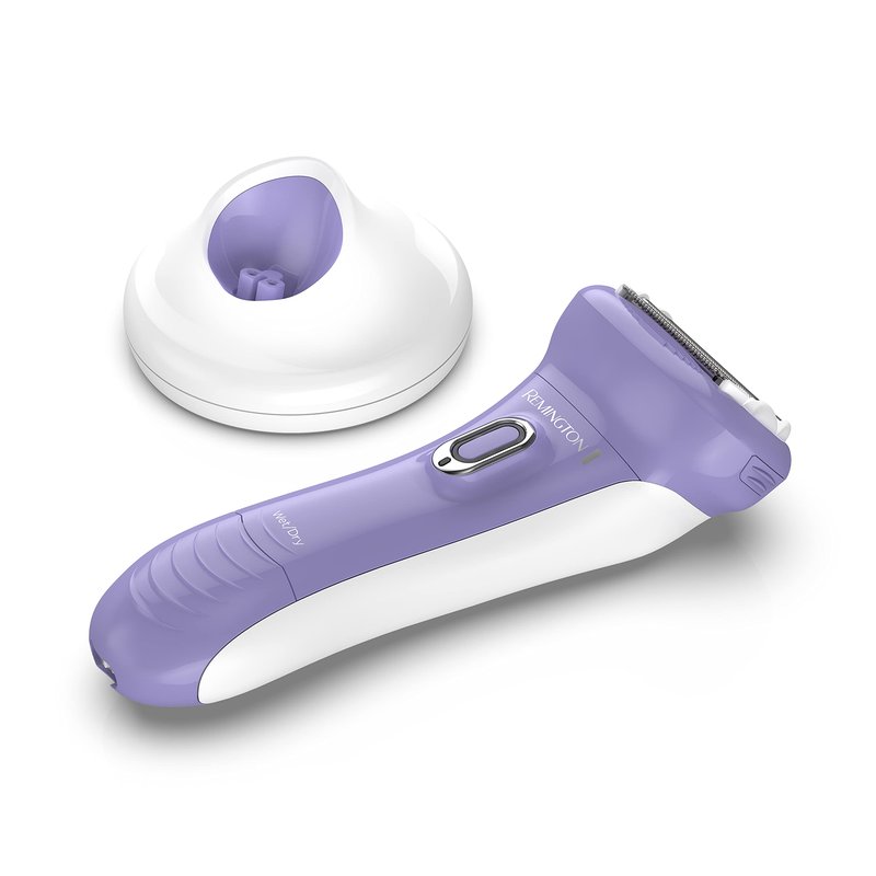 Remington Smooth & Silky Electric Shaver for Women, 4-Blade Smooth Glide Foil Shaver and Bikini Trimmer with Almond Oil Strip, Shave Wet or Dry (Pack of 2)