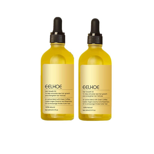 Carvenchi Natural Hair Growth Oil with Rosemary Scent, for Dry Damaged and Thin Hair, Colorless 2PC, 4 Fl Oz, Unisex