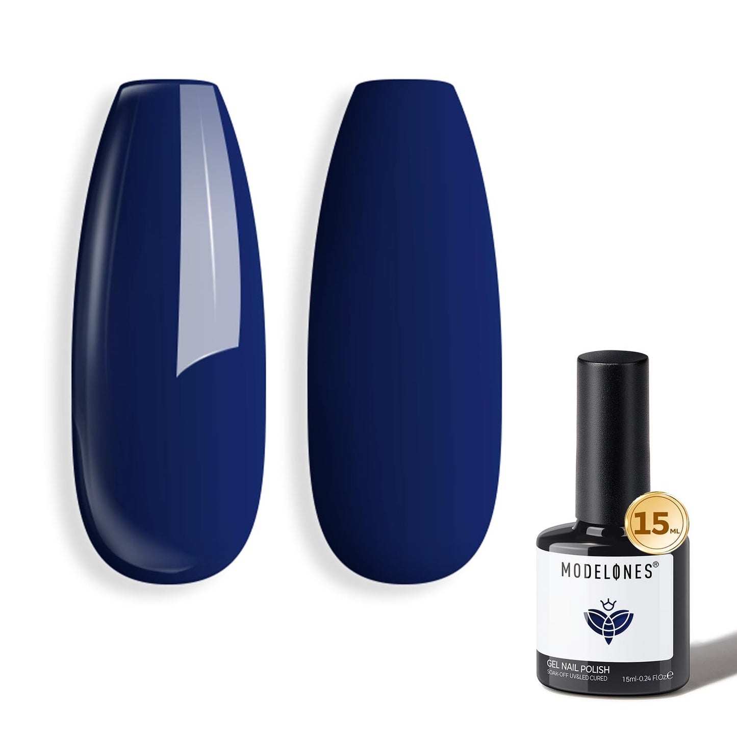 Modelones Nude Cat Eye Gel Nail Polish - 9D Holographic Gold Glitter & Pink Shimmer | 15ML Soak Off UV Formula