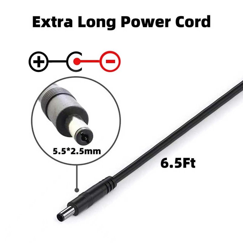 RCBCH 9V 2A AC Power Adapter for Brother P-Touch Label Printers - Compatible with PT-D210, PTD220, PT-D200VP, PTH110 - Power Cord Included - Replacement for Brother AD-24, AD-24ES, AD-20, AD-30