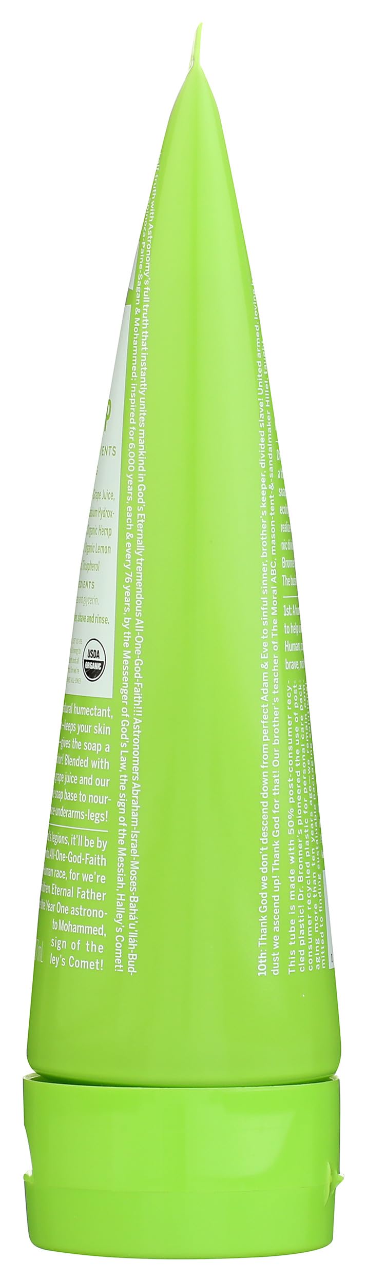 Dr Bronners, Shave Gel Lemongrasss Lime Organic, 7 Fl Oz
