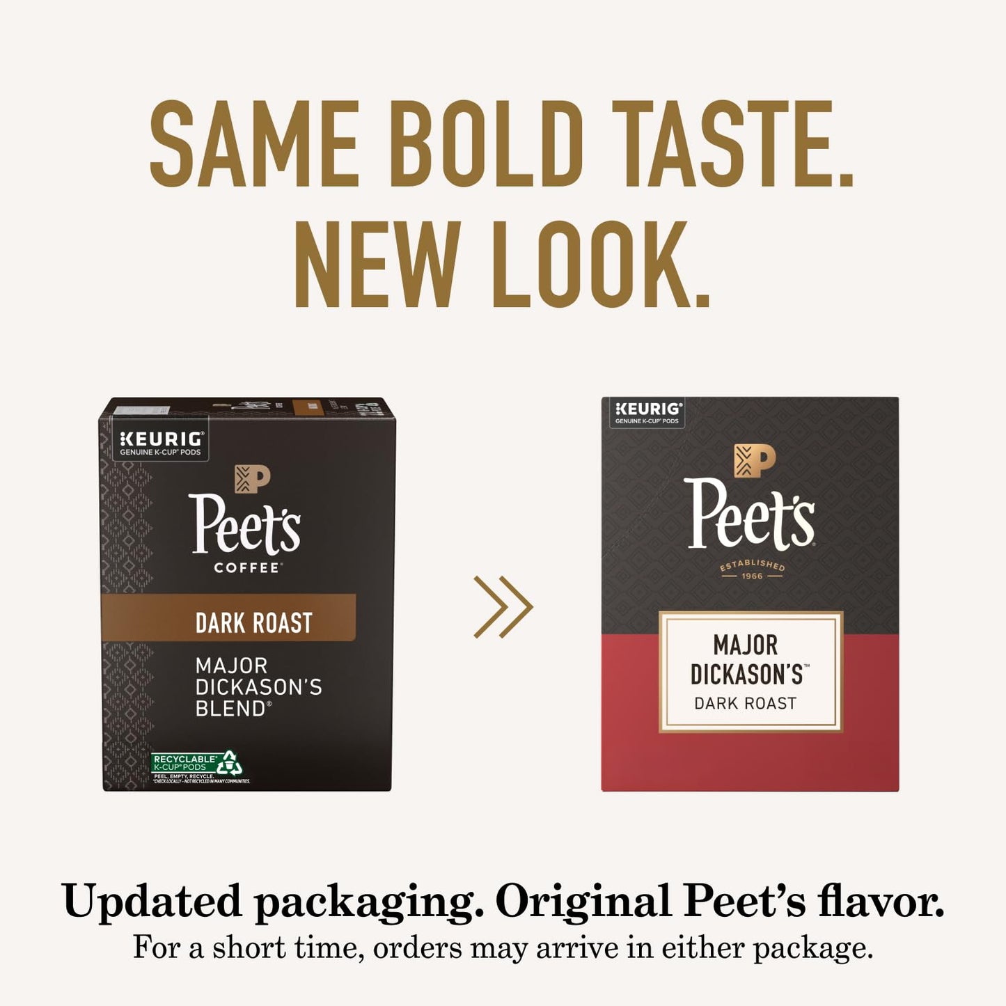Peet's Coffee Dark Roast K-Cup Pods - Major Dickason's Blend | 75 Count 100% Arabica Coffee