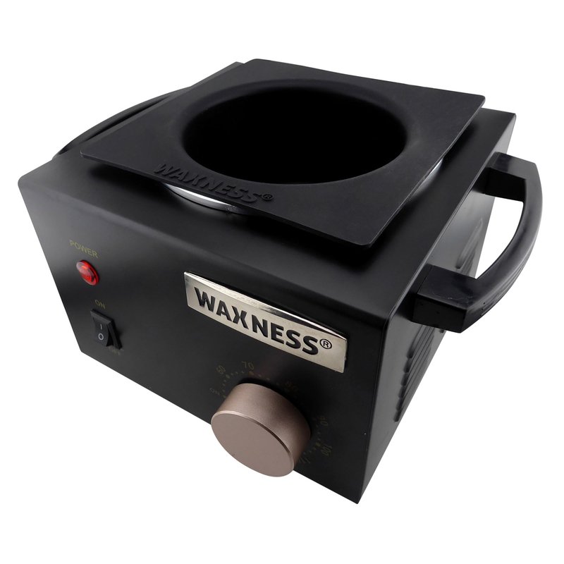 Waxness Non-Stick Silicone Bowl Insert for Wax Warmers – Black, Fits W-CUBE 1 lb Warmers, Easy Clean Flexible Wax Pot Liner for Professional Use