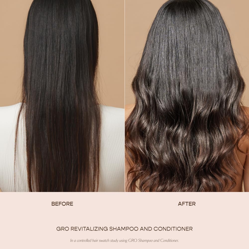 VEGAMOUR GRO Revitalizing Conditioner - Smooth & Strengthen Thinning Hair | Vegan, Cruelty-Free, 8 Fl Oz