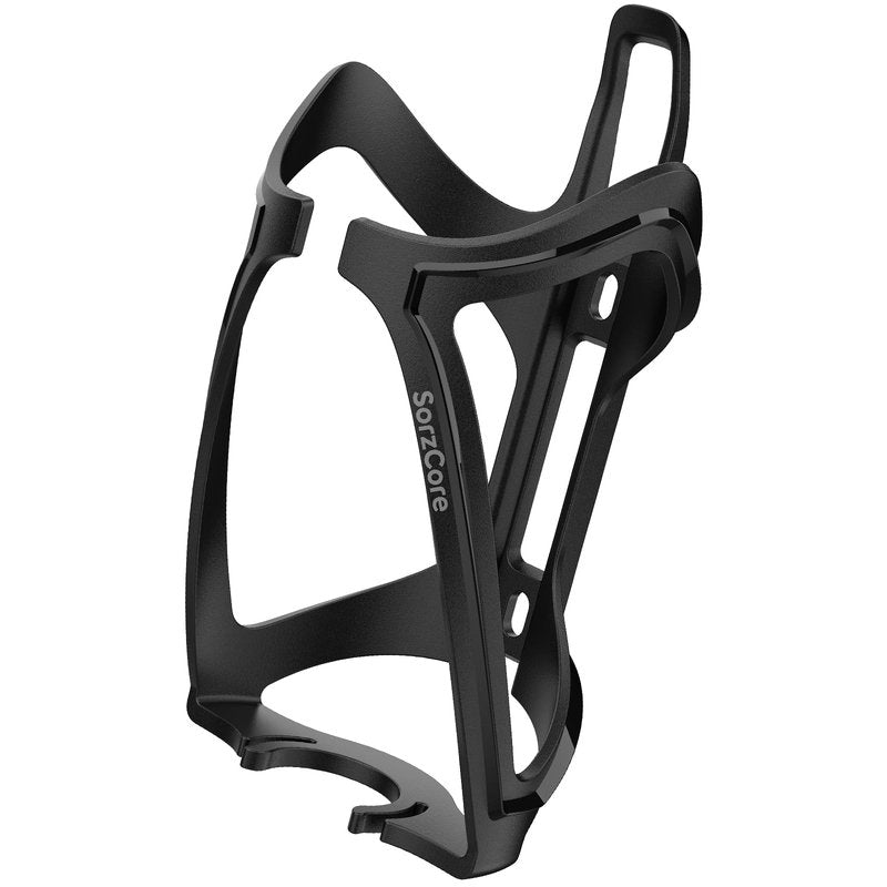 SorzCore Bike Water Bottle Holder,1.2oz Lightweight Design,Sturdy Bike Cup Holder,Bicycle Bottle Cages with Screws Tool,Cycling Bike Water Bottle Cage for 2.76-3.94 inches Diameter Bottles,Black