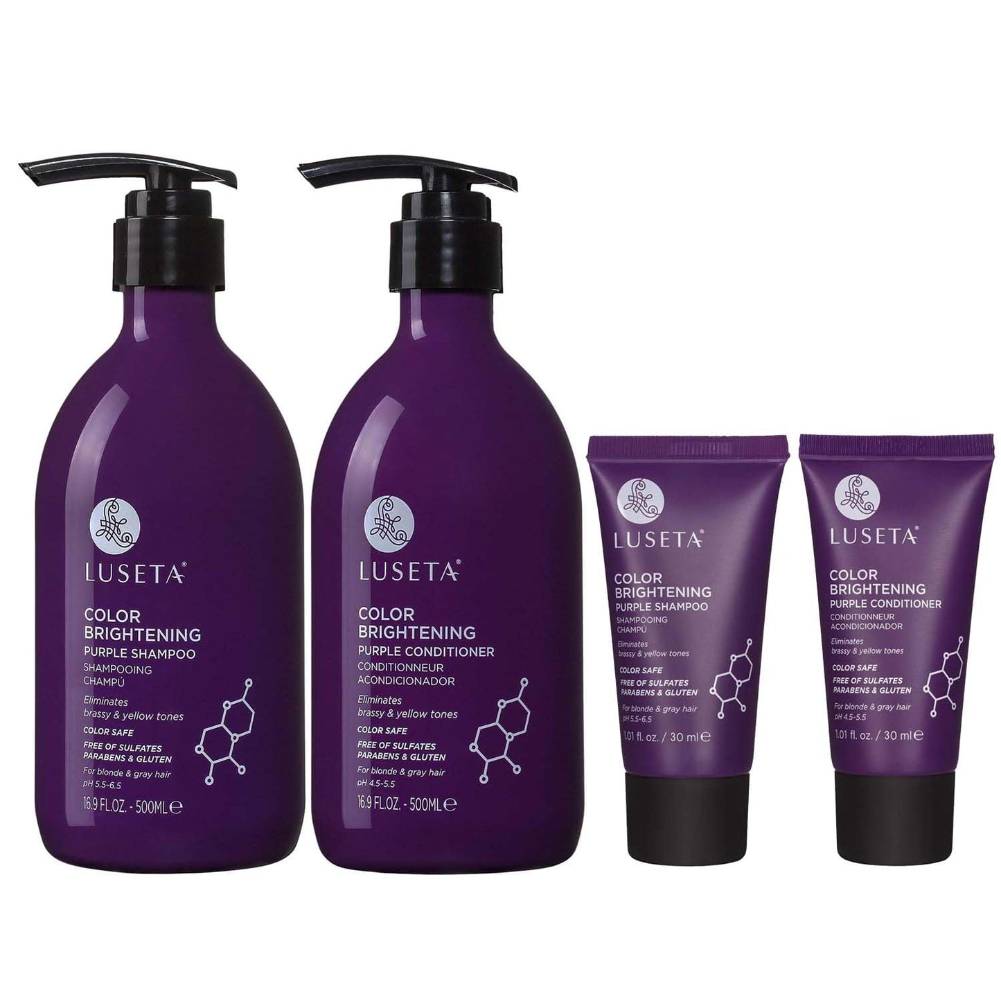Bond Repair Shampoo & Conditioner Set for Chemically Damaged Hair - Deep Moisture & Shine | 2x16.9 oz
