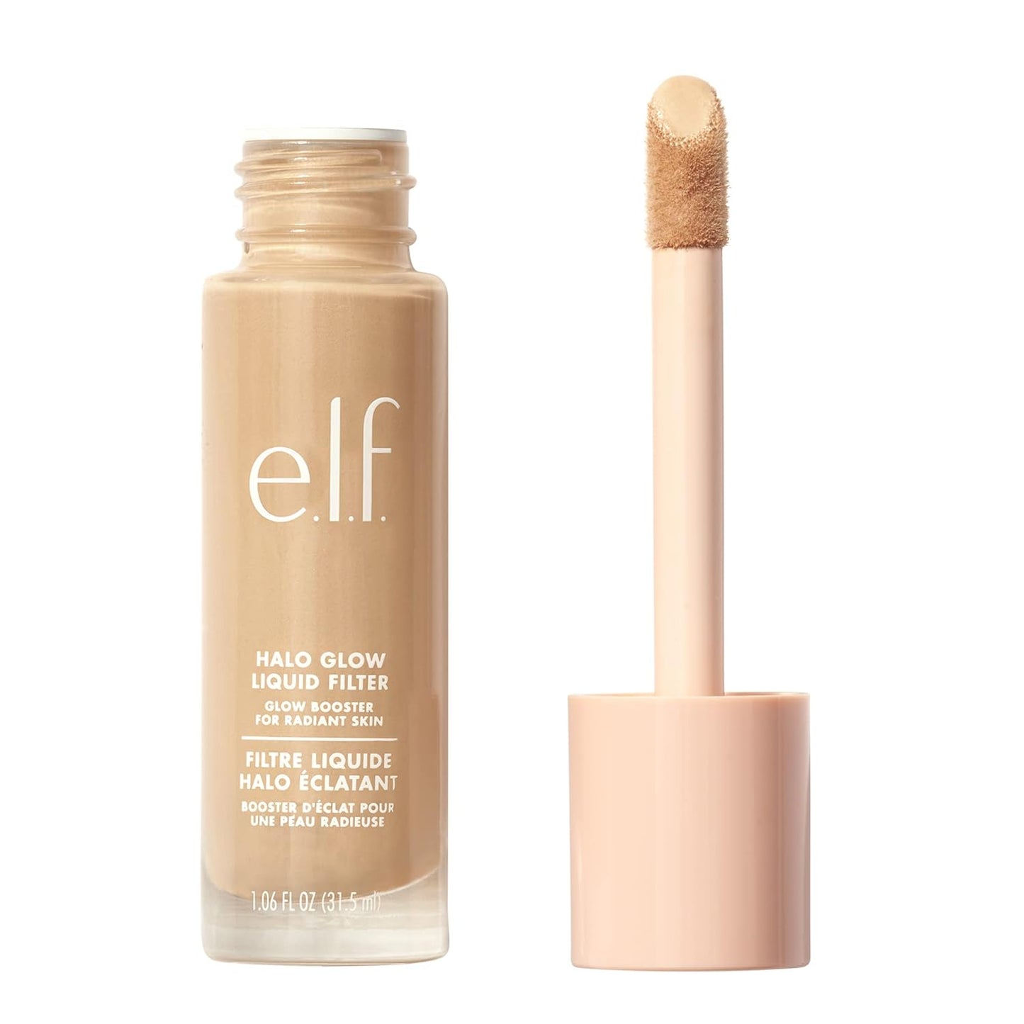 e.l.f. Halo Glow Liquid Filter - Complexion Booster with Hyaluronic Acid for Soft-Focus Glow | 00 Fair Shade