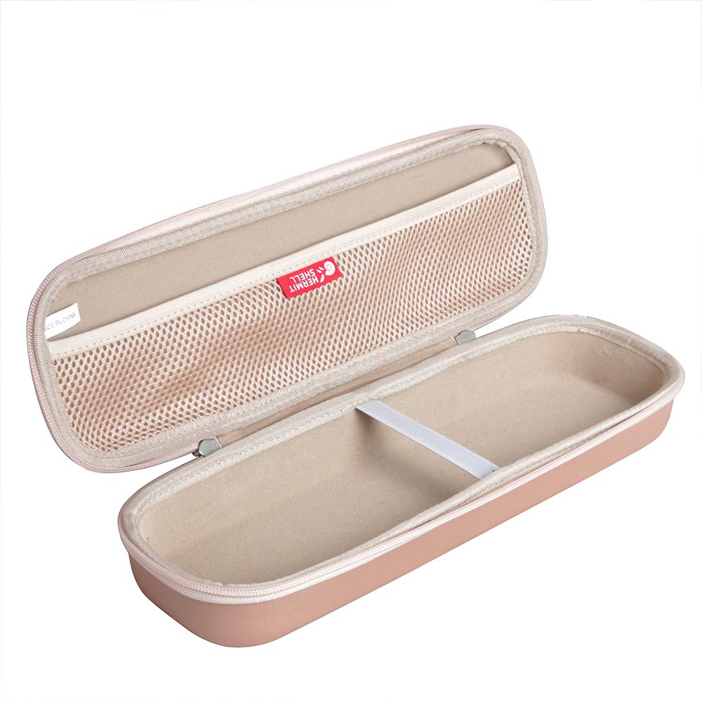 Hermitshell Hard Travel Case for Conair Double Ceramic Curling Iron 0.5 Inch / 0.75 Inch / 1 Inch / 1.25 Inch / 1.5 Inch Curling Iron (Rose Gold)