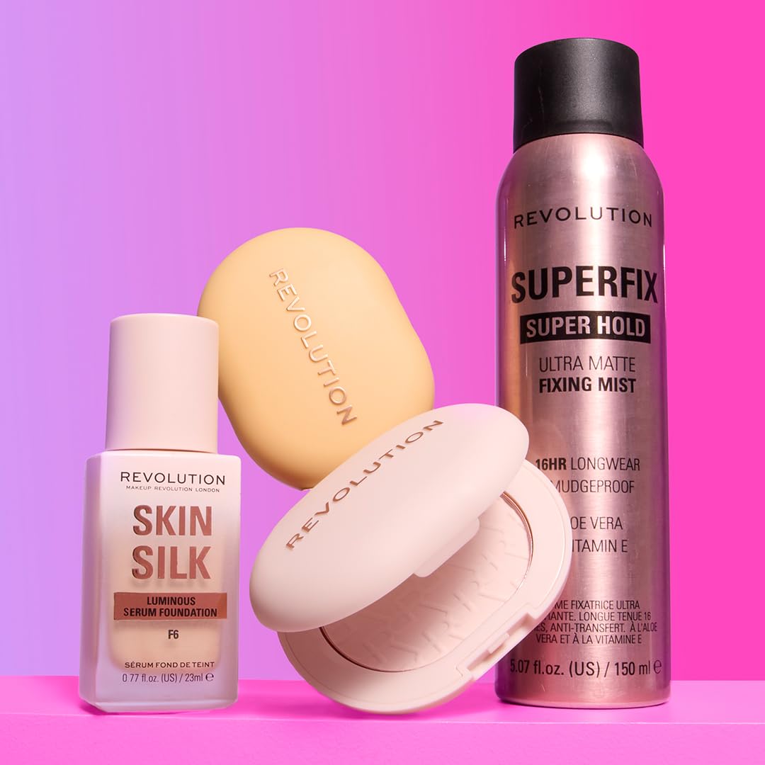 Revolution Powder Pops Instant Blur Setting Powder - Talc-Free, Vegan & Cruelty-Free, Smooth Rose Finish