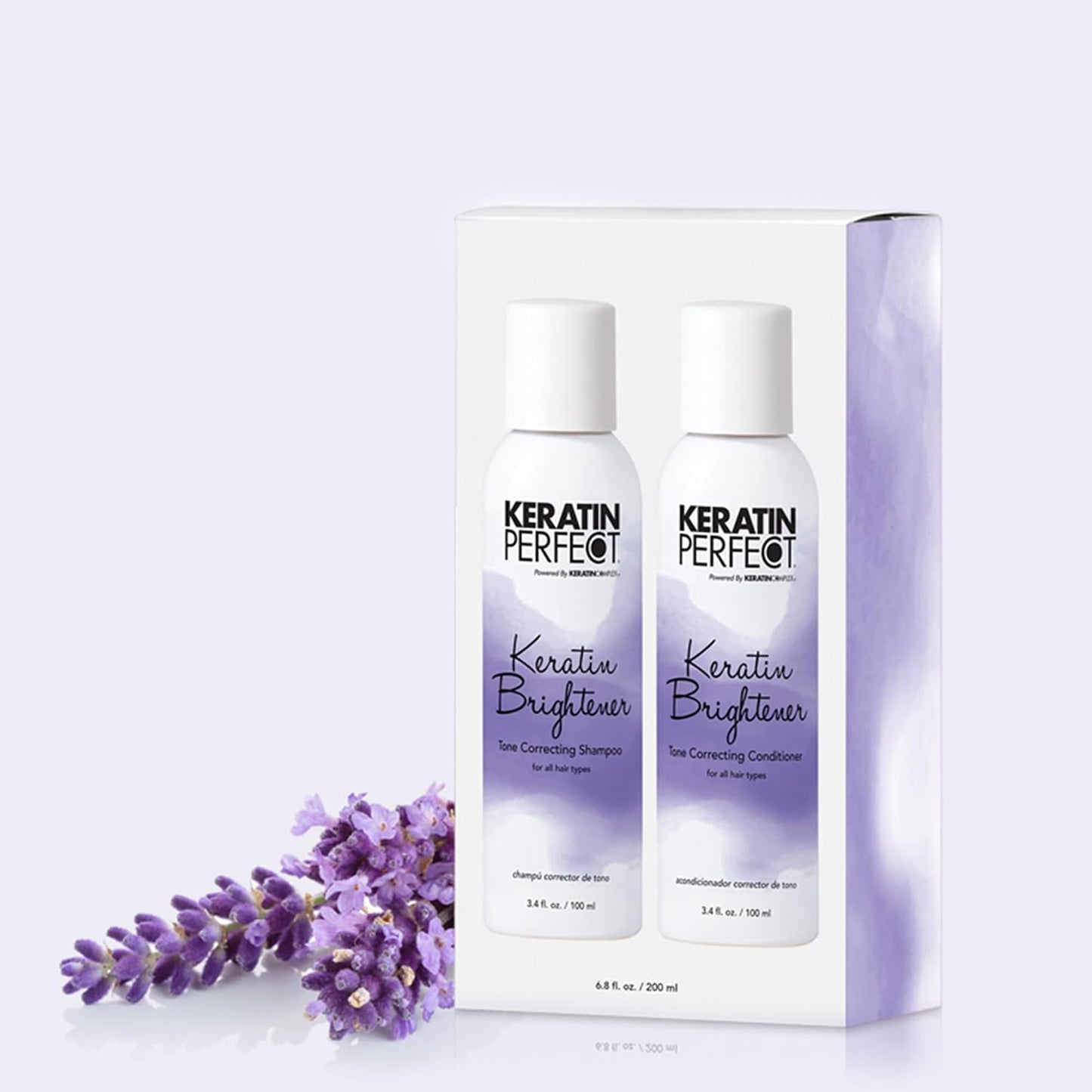 Keratin Perfect KP Brightener Travel Duo - Nourishing Hair Treatment | 3.4oz
