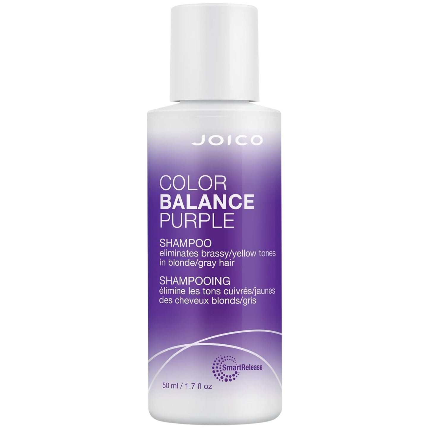 Joico Color Balance Purple Shampoo - Eliminate Brassy Tones & Boost Shine | For Cool Blonde & Gray Hair | UV Protection with Rosehip Oil & Green Tea Extract