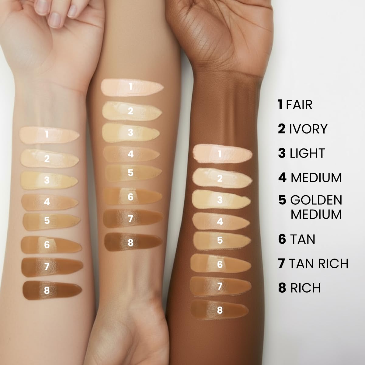 PrimeSkin CC+ Cream for Mature Women - Lightweight Liquid-to-Powder Foundation | Blurs Pores & Covers Age Spots - Hydrating Soft-Matte Finish (Fair)