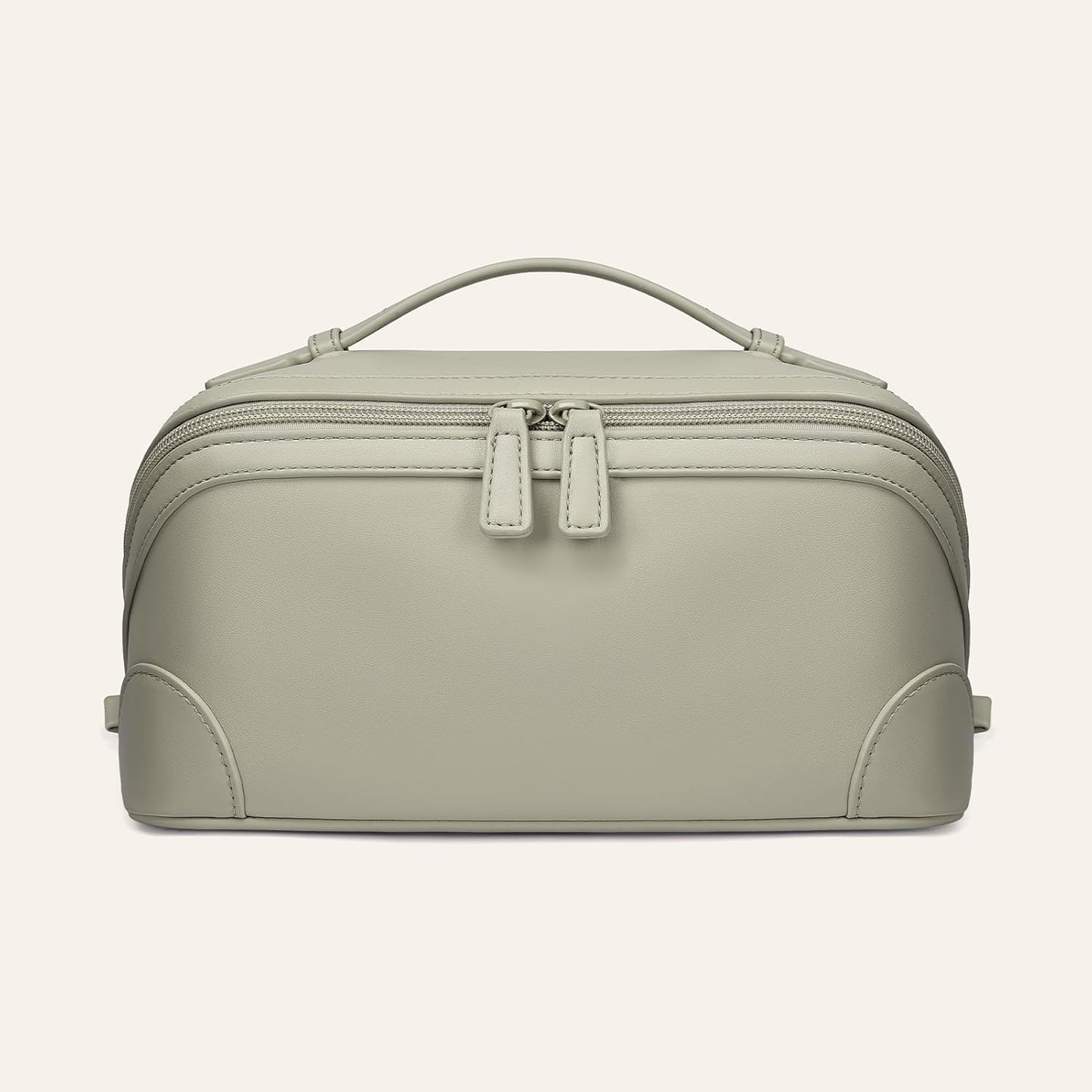 Travel Makeup Bag for Women - Large Capacity Waterproof PU Leather Cosmetic Organizer | Portable Toiletry Bag for Business & Daily Use