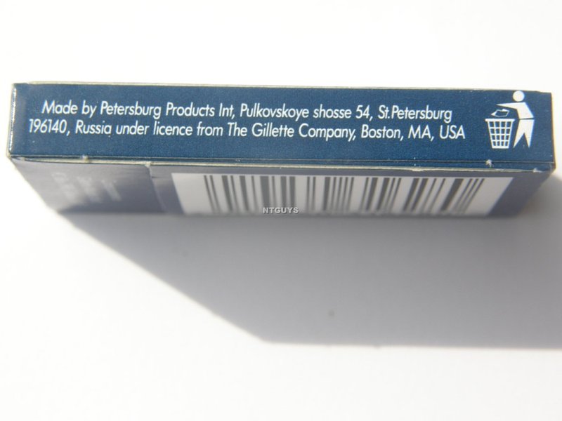 25 7 O'clock Double Edge Safety Razor Blades Platinum by 7 O'clock
