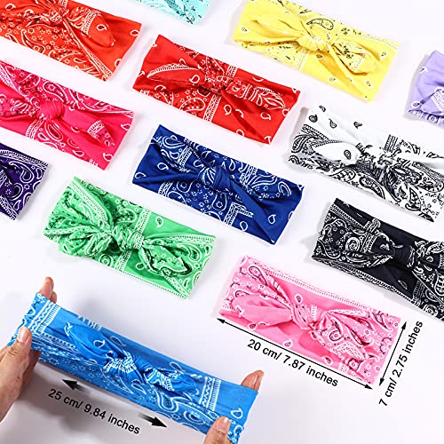 WILLBOND 13 Pcs Colorful Bow Headbands for Women - Stylish Colors