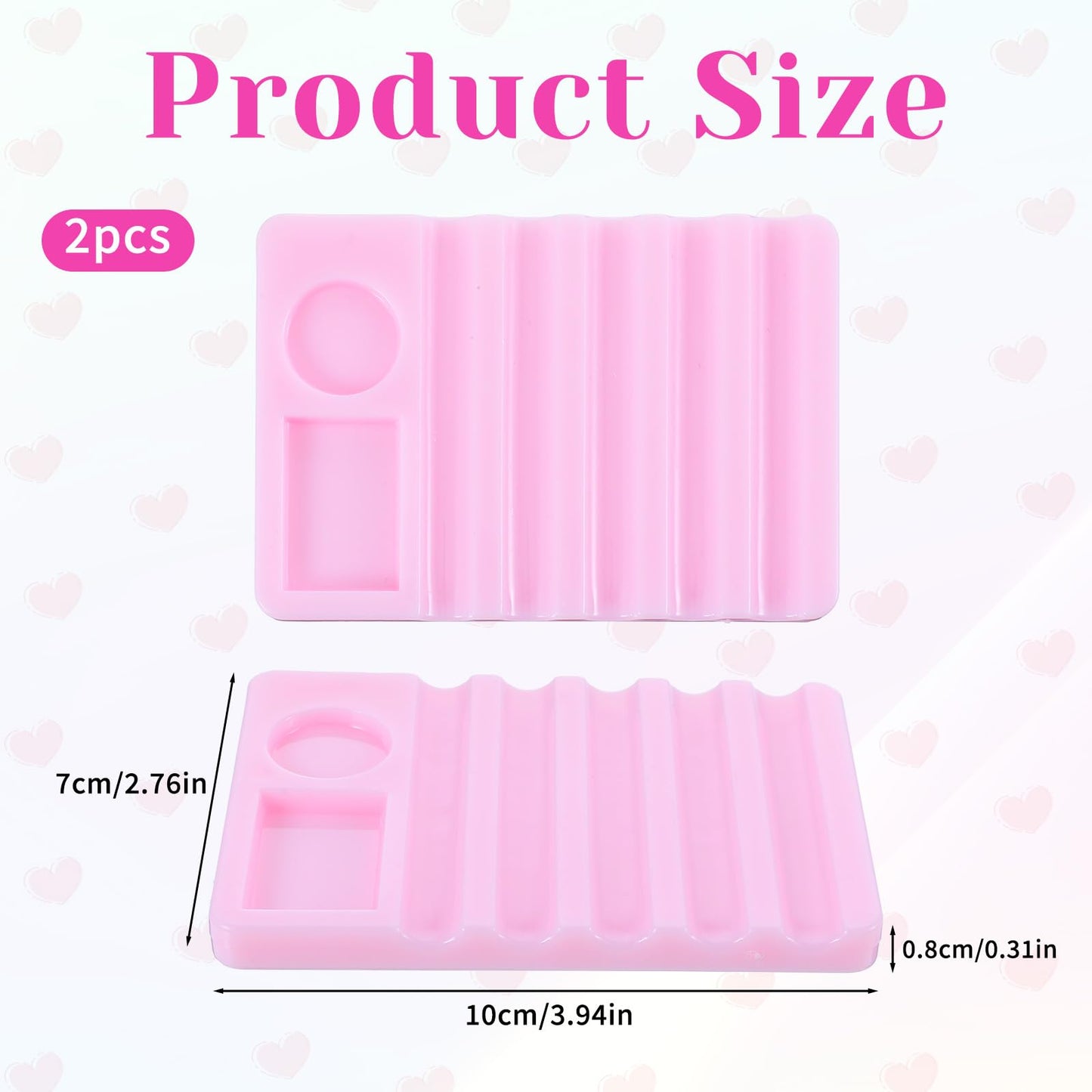 Gel Brush Holder, Clear Display Stand for Drawing Pens, Acrylic Nail Brush Holder, Nail Color Palette, Nail Art Pen Stand Organizer, Nail Gel Polish Brush Rest Manicure Tool
