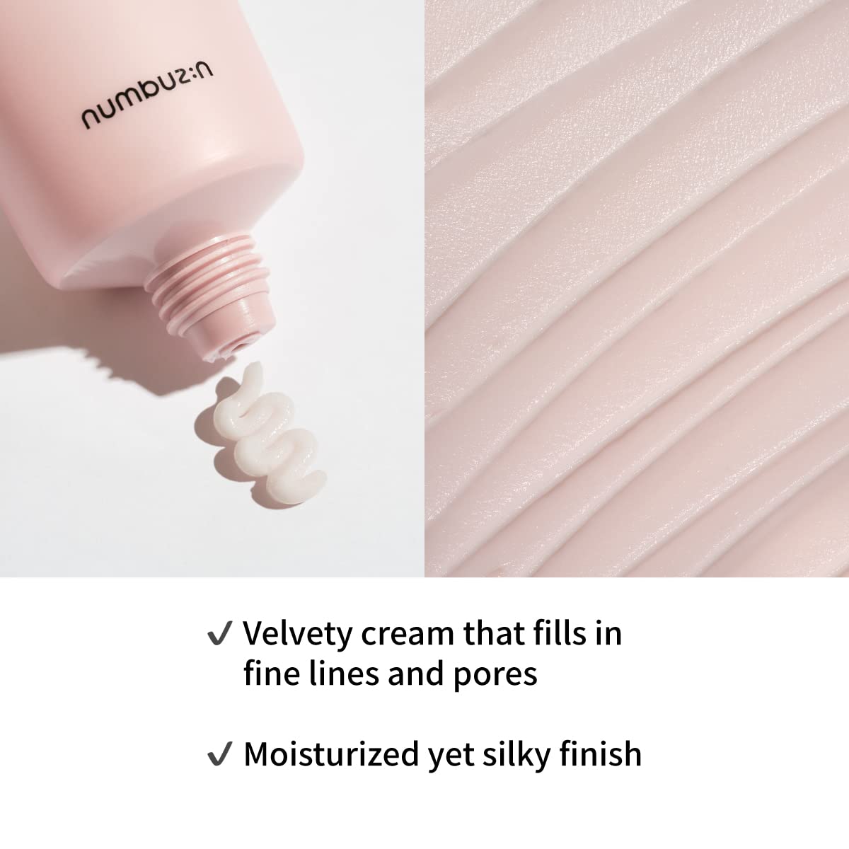 Numbuzin No.3 Velvet Beauty Cream - Hydrating Primer for Poreless, Smooth Skin | 2.02 fl. oz.