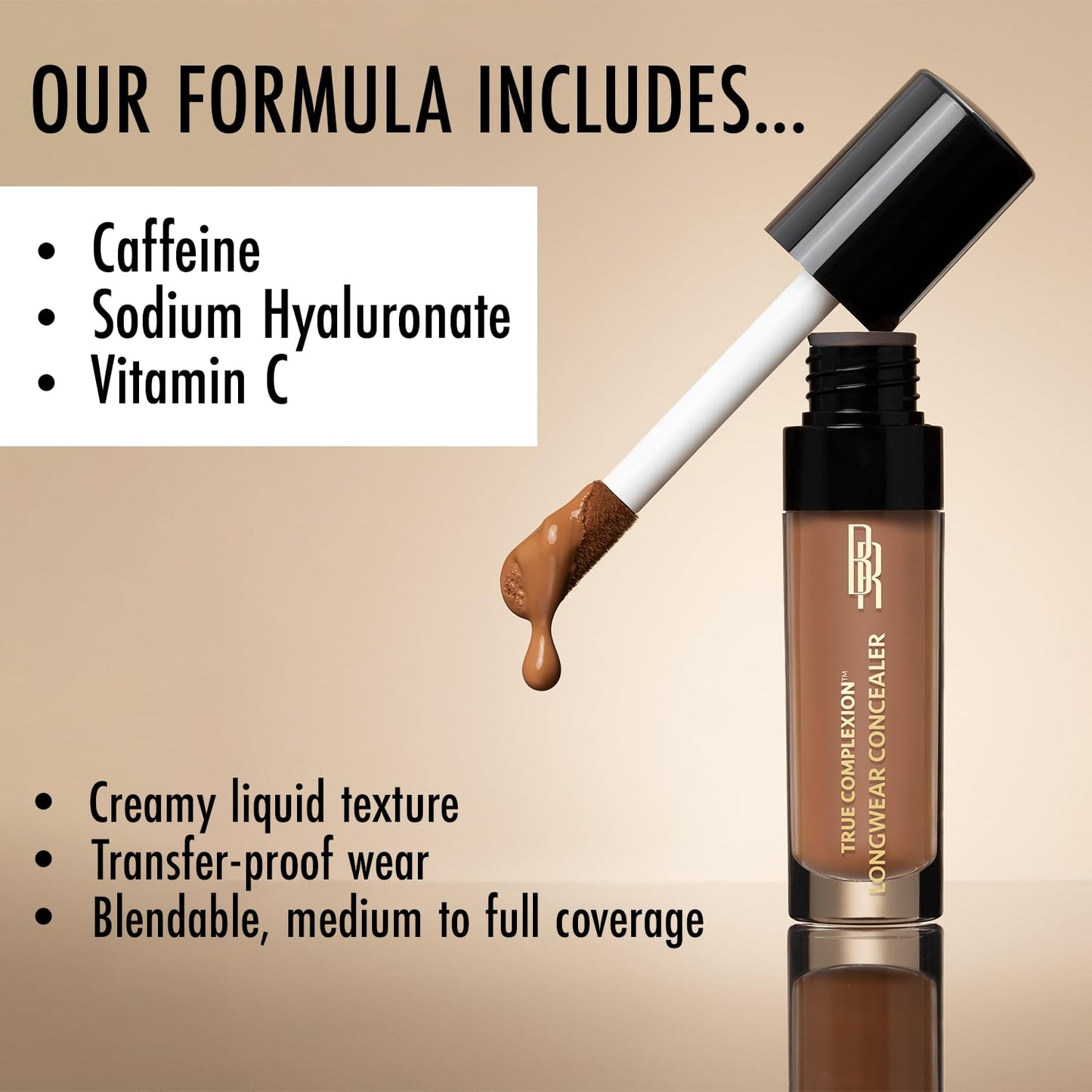 True Complexion™ Longwear Concealer - Black Radiance | Fair Shade for Flawless Skin