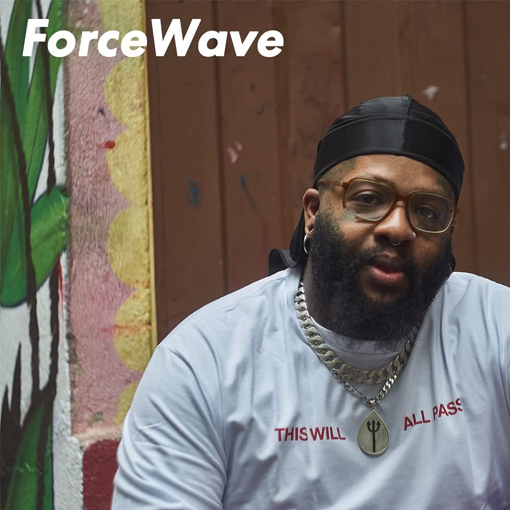 ForceWave Silky Durag for Men | Satin Wave Cap for 360 Waves