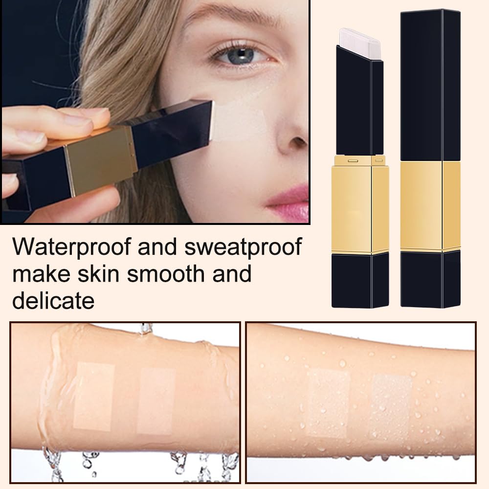 Double Head Foundation Stick - 2 IN 1 Color Changing Concealer & Hydrating Makeup | Lightweight & Portable