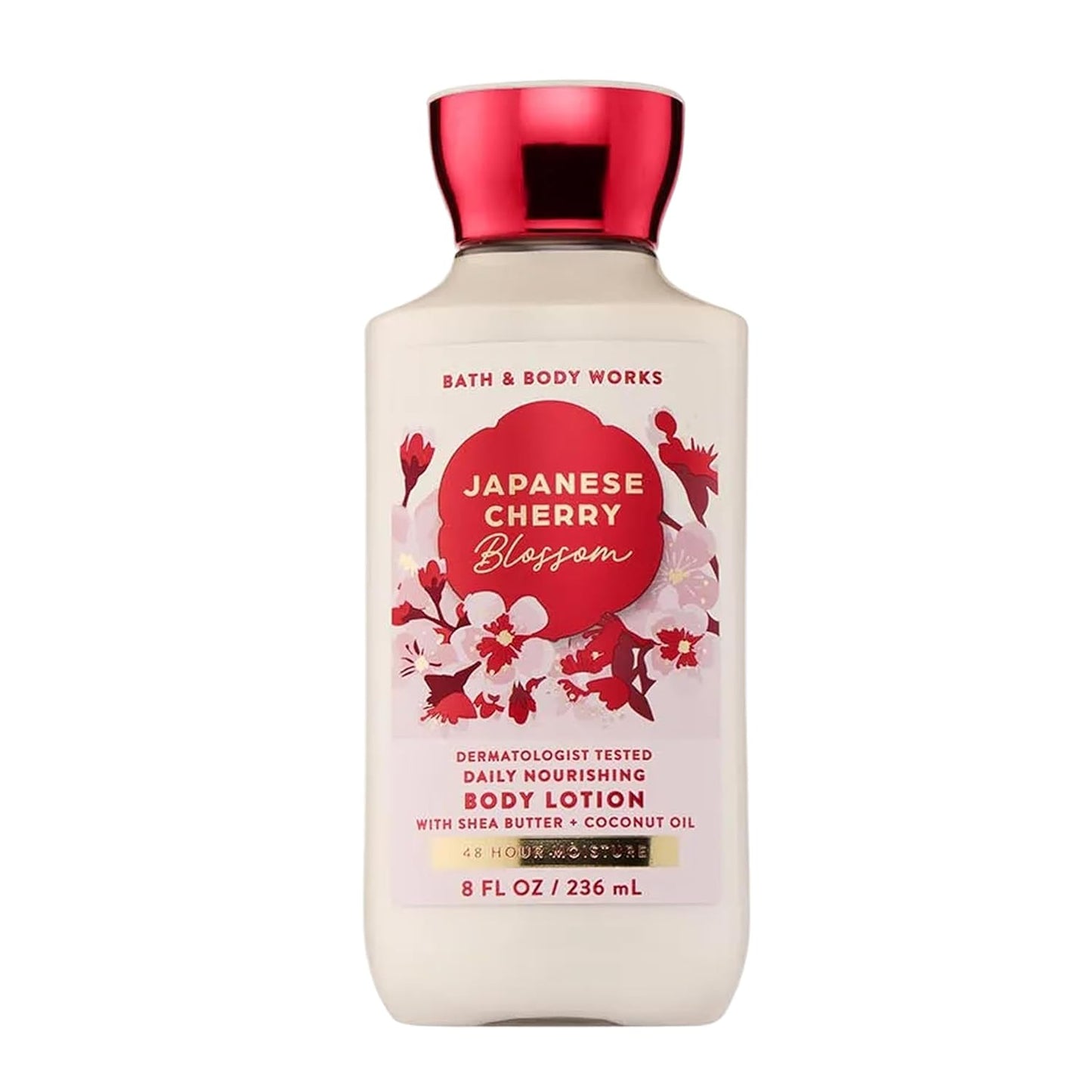 Japanese Cherry Blossom Body Lotion - Lightweight Daily Moisturizer with Shea Butter & Coconut Oil | 8 fl oz