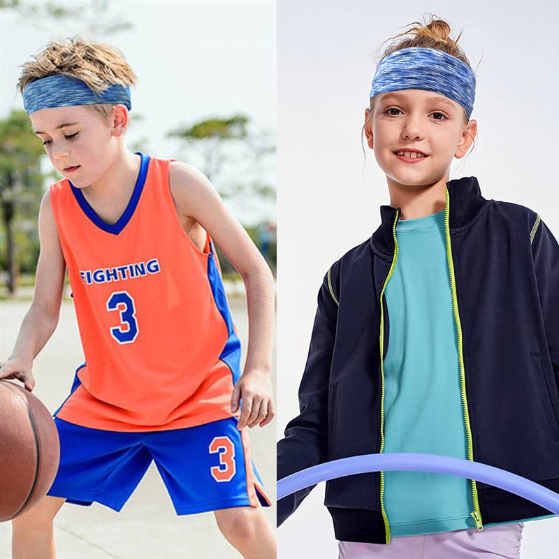 CÉLLOT 12-Pack Breathable Athletic Sweat Headbands for Sports & Yoga - Unisex, Moisture-Wicking, Non-Slip Fitness Headbands
