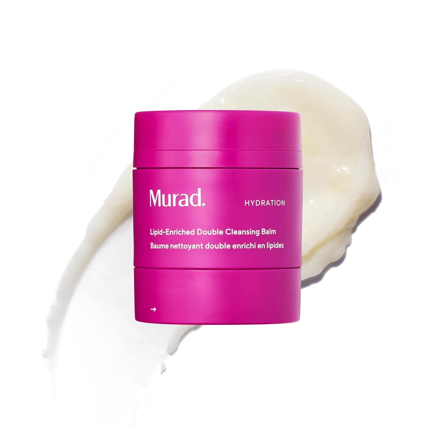 Murad Lipid-Enriched Double Cleansing Balm - Hydrating Balm-to-Oil Face Cleanser | Removes Long-Wear Makeup & SPF - 1.7 Fl Oz