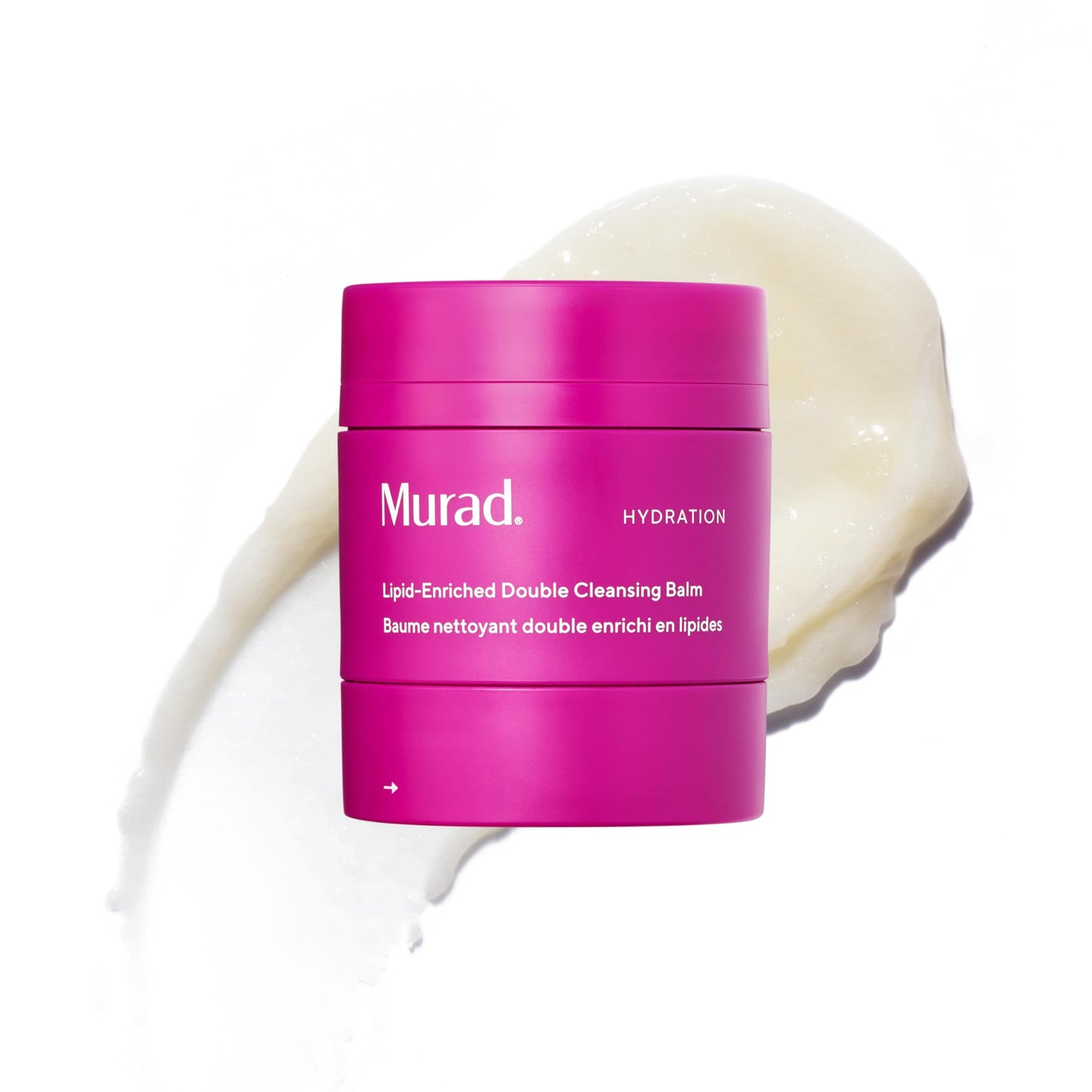 Murad Lipid-Enriched Double Cleansing Balm - Hydrating Balm-to-Oil Face Cleanser & Makeup Remover – Removes Long-Wear Makeup & SPF – Barrier Repair with Ceramides & Camellia Oil – 1.7 Fl Oz