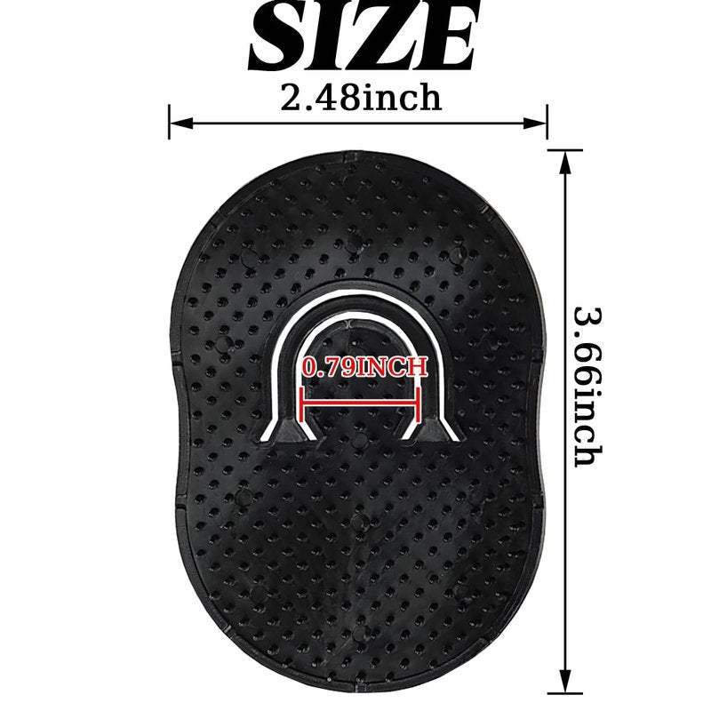 GXXMEI 24PCS Pocket Palm Combs for Men Women Soft Pocket Brush Portable Shampoo Pocket Combs (Black)