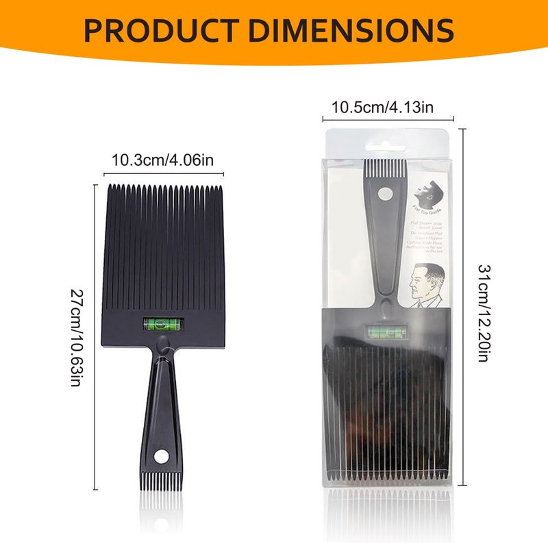 Fade Comb for Hair Cutting - Professional Barber Tool for Self-Cut & Fade Haircuts | Ergonomic Curved Design for Smooth Gradients & Precision Fading