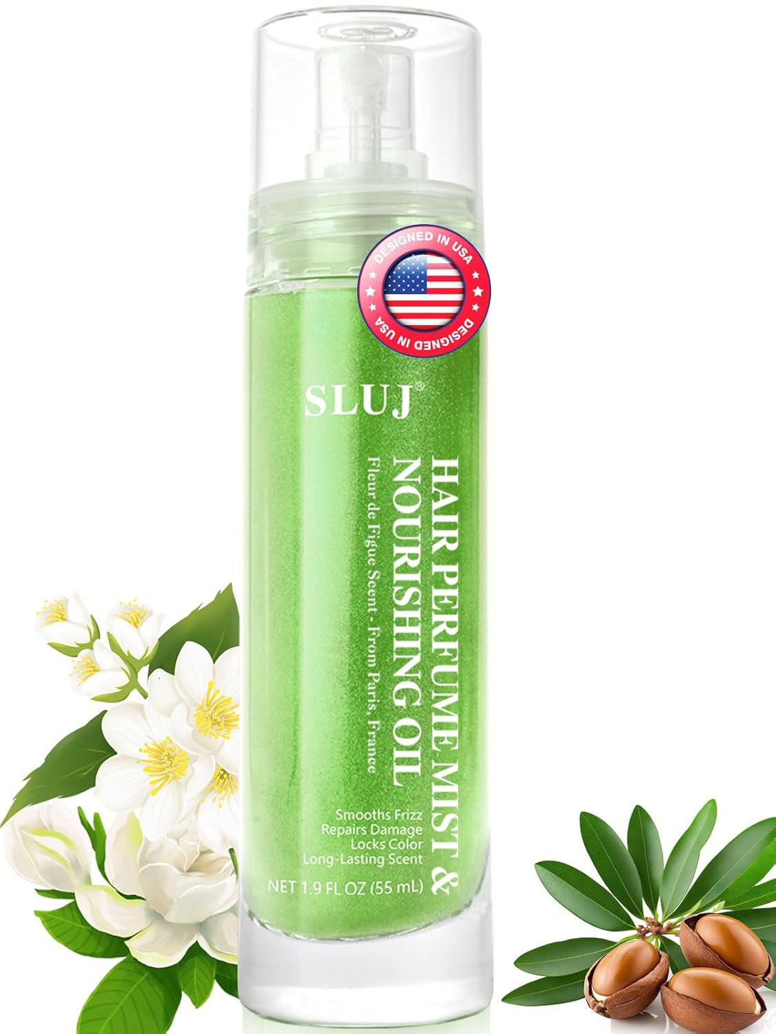 Hair Perfume for Women - Lightweight Summer Fragrance Mist with Argan Oil & Bronze Shimmer | 50ml