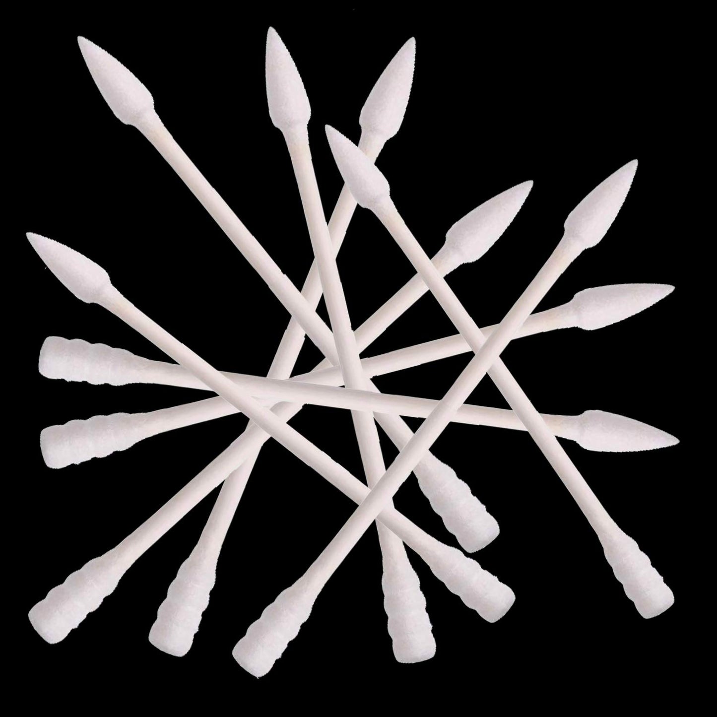 Organic Baby Cotton Swabs - Chlorine-Free & Biodegradable Q-tips | Hypoallergenic, Gentle for Newborns (220 Total)