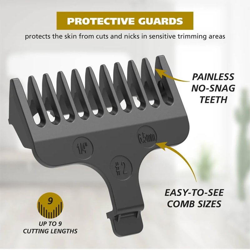 Wahl 3024497Commando Cordless Rechargeable Manscaper Wet/Dry Trimmer - Body Groomer for Men, Black