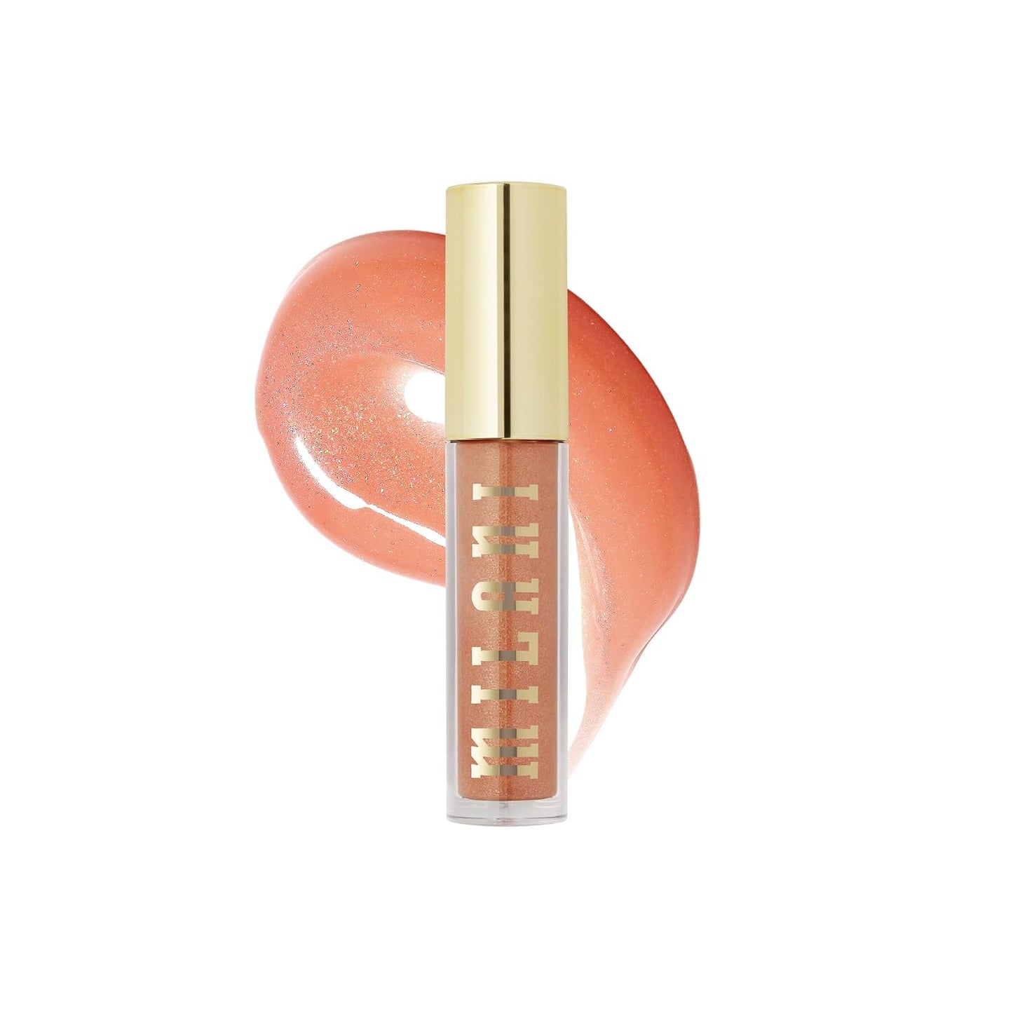 Milani Lip Gloss - Keep It Full Nourishing Lip Plumper with Hyaluronic Acid & Peptides | Soft Rose (0.13 Fl. Oz.)
