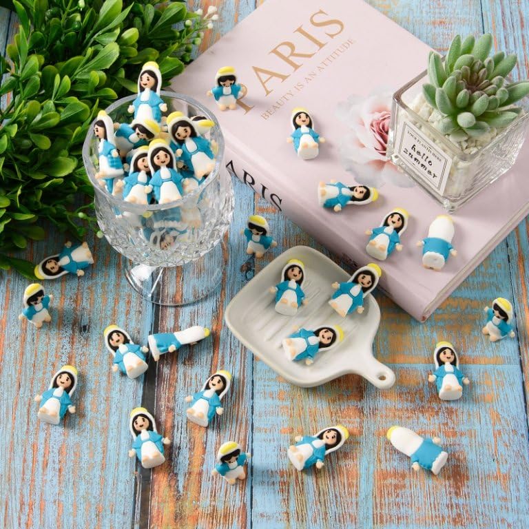 Mini Jesus and Virgin Mary Figurines - 40 Piece Set for Gifts