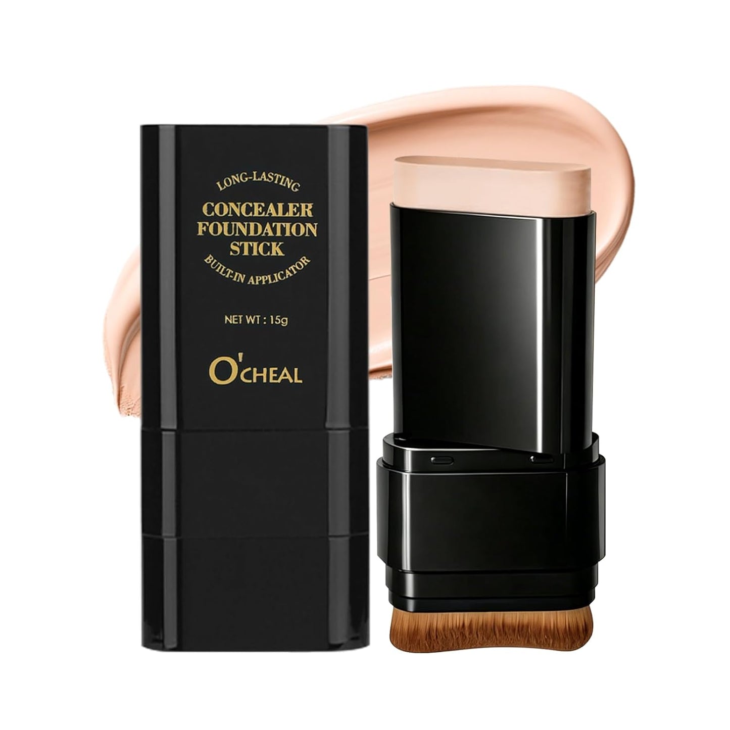 O'CHEAL Face Foundation Contour Stick - Long-Wear Lightweight Blemish Concealer | 03 Light Skin