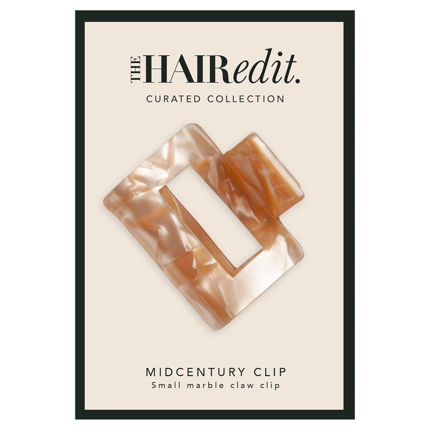 Midcentury Marble Claw Clip - Stylish Hair Accessory for All Hair Types