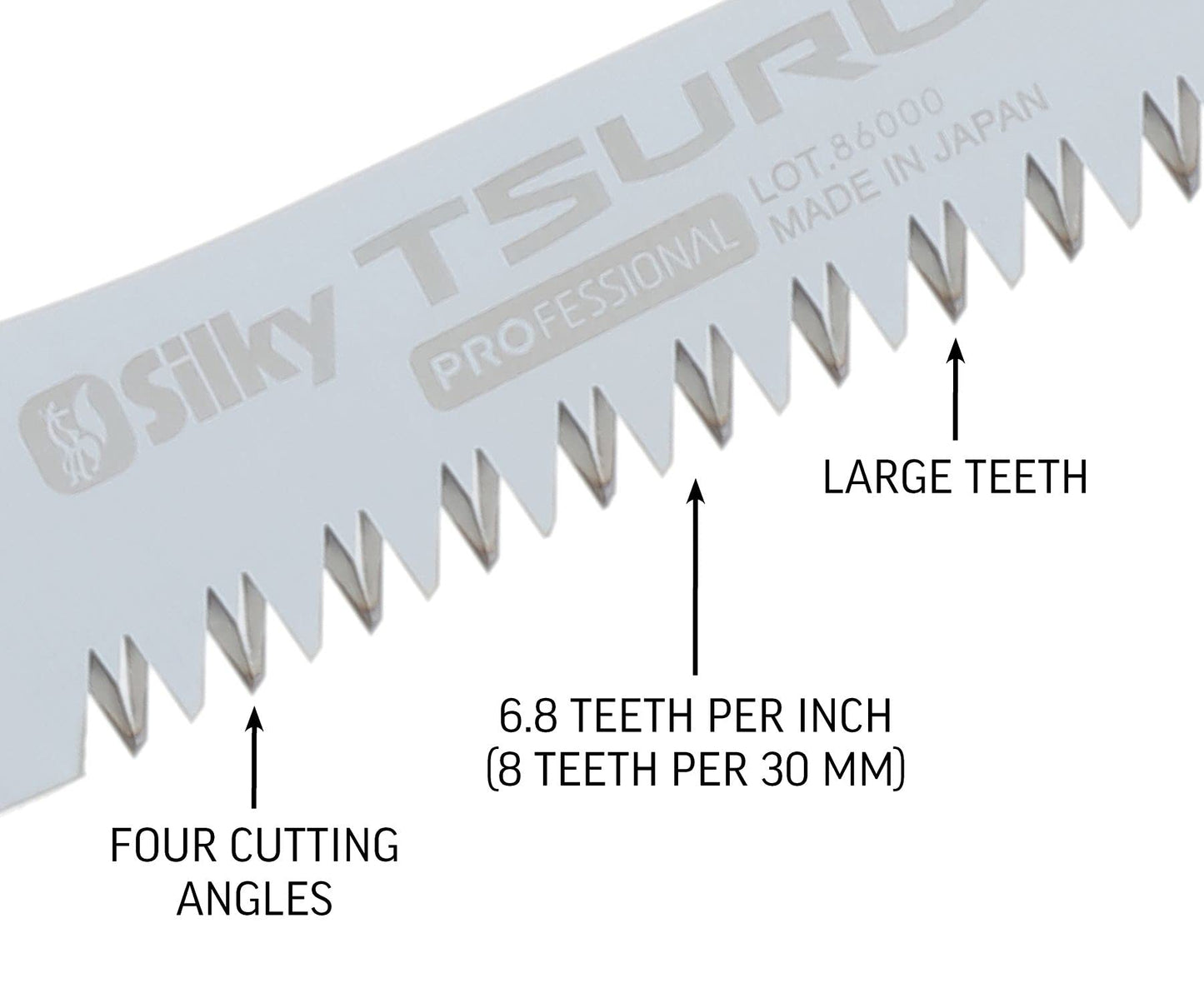 Silky Professional Series TSURUGI Straight Hand Saw 300mm Large Teeth (450-30)