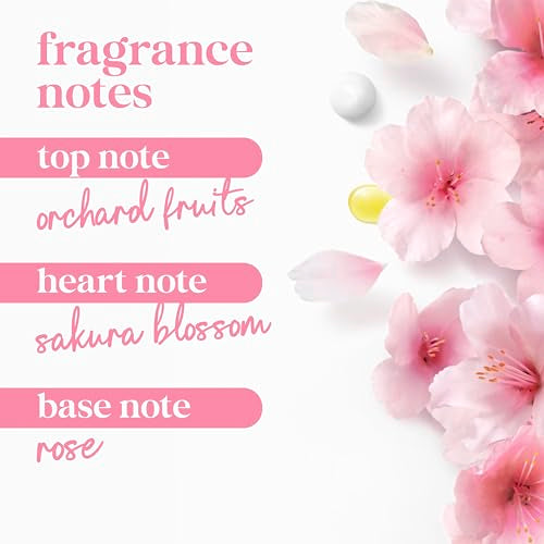 Dove Sakura Blossom & Yuzu Body Wash, 30.6 oz Pump - Hydrating & Sulfate-Free