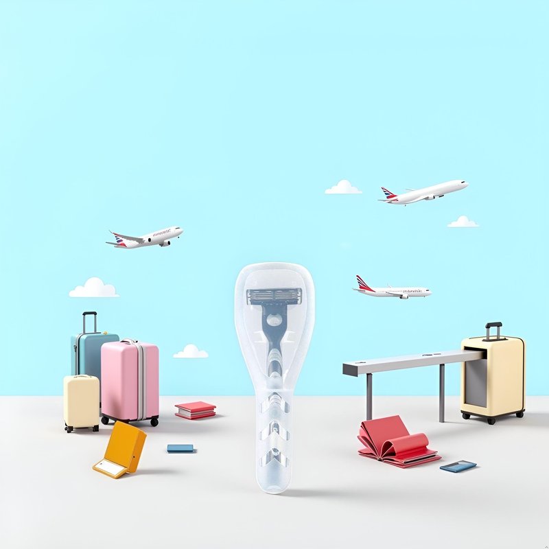 Transparent Portable Travel Men Manual Razor Protector Plastic Box Cover Container Storage Shaver Holder Protector Case Organizer,Electric Shavers, Men's Electric Shaver Accessories